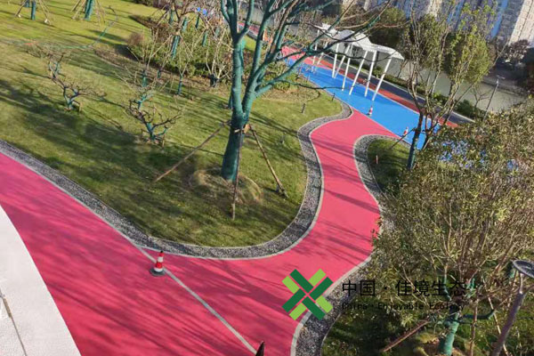 南京透水混凝土廣場、公園步道